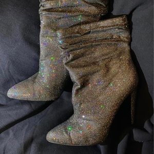Steve Madden Sparkle Slouch Bootie